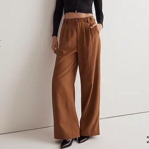 Madewell Harlow wide leg trousers